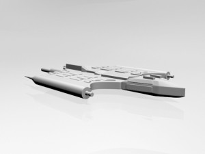 space destroyer 03 Model 3D