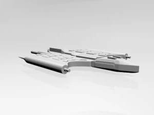 Space destroyer 03 3D Model