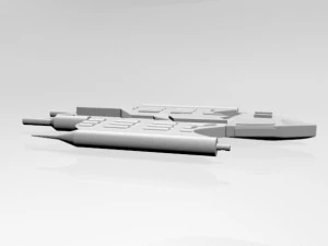 Space destroyer 03 3D Model
