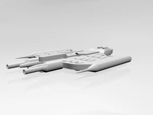 Space destroyer 03 3D Model