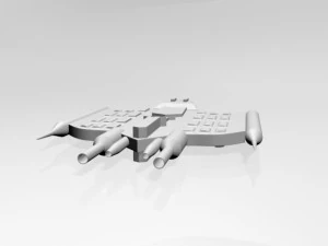 Space destroyer 03 3D Model