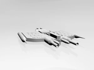 Space destroyer 03 3D Model