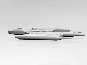 space destroyer 03 Model 3D