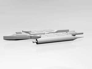 Space destroyer 03 3D Model