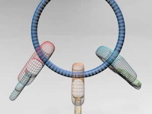 teether keys 01 3D Model