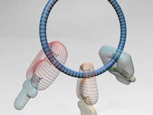 teether keys 01 3D Model