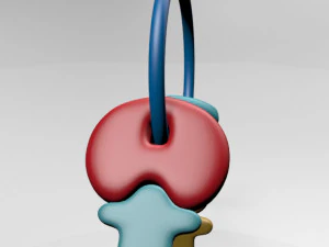 teether keys 01 3D Model