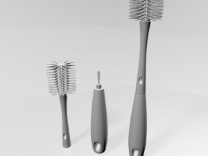 Tot bottle brush 01 Modelo 3D