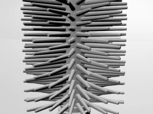 Tot bottle brush 01 3D Model