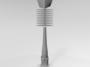 baby bottle cleaning brush 01 3D Модель