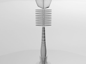 baby bottle cleaning brush 01 3D Модель