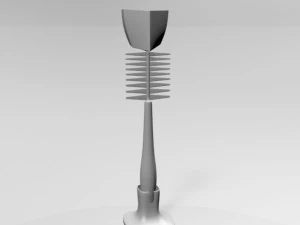 Baby bottle cleaning brush 01 3D Model