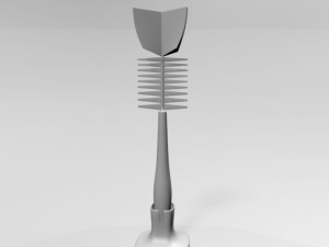baby bottle cleaning brush 01 3D Модель
