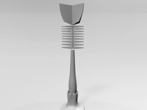 Baby bottle cleaning brush 01 3D Model