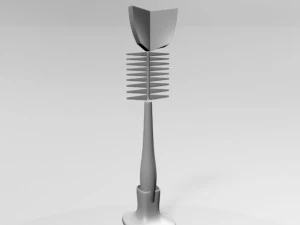 Baby bottle cleaning brush 01 3D Model