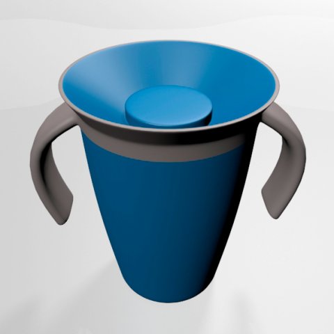 Trainer cup 01 3D Модель .c4d .max .obj .3ds .fbx .stl .blend 