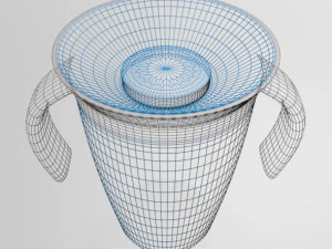 Piala pelatih 01 Model 3D