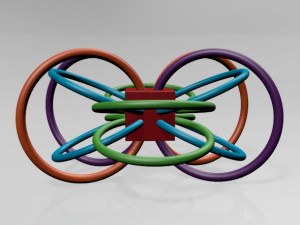 rattle and sensory teether toy 01 Model 3D
