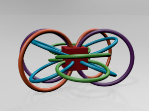 rattle and sensory teether toy 01 Model 3D