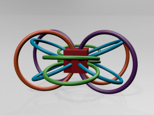 rattle and sensory teether toy 01 Model 3D