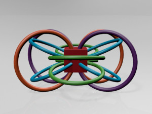 rattle and sensory teether toy 01 Model 3D