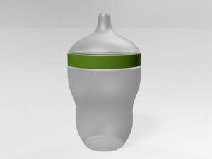 baby bottle 01 3D मॉडल