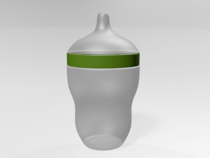 baby bottle 01 3D मॉडल