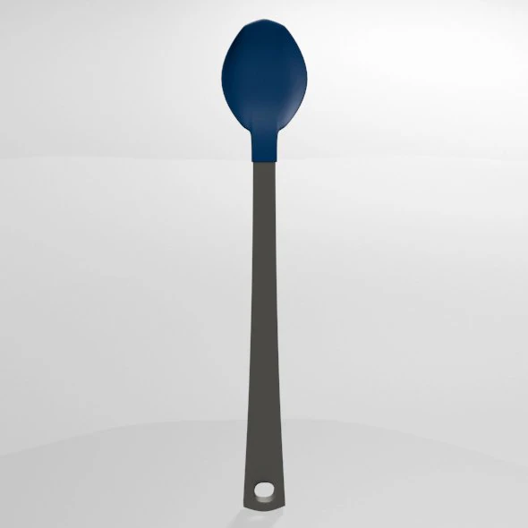 Hot safety spoon 01 3D Model .c4d .max .obj .3ds .fbx .stl .blend 