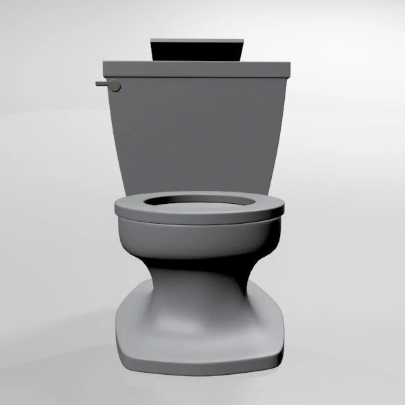 training toilet 01 3D Model .c4d .max .obj .3ds .fbx .stl .blend 