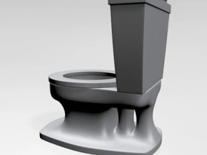 training toilet 01 3D Model
