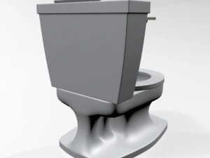 training toilet 01 3D Model