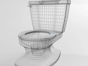 training toilet 01 3D Model