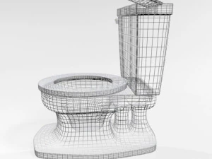 training toilet 01 3D Model