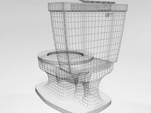 training toilet 01 3D Model