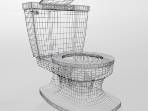 training toilet 01 3D Model