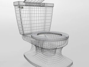 training toilet 01 3D Model