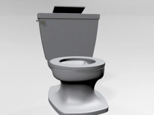 training toilet 01 3D Model