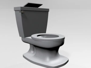 training toilet 01 3D Model