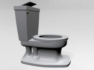 training toilet 01 3D Model