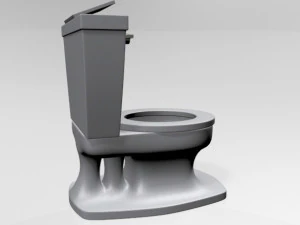 training toilet 01 3D Model