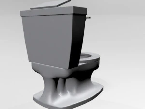 training toilet 01 3D Model