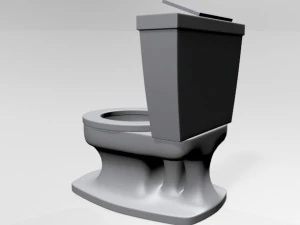 training toilet 01 3D Model