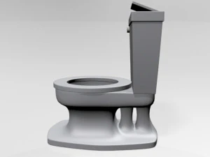 training toilet 01 3D Model