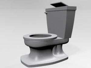 training toilet 01 3D Model