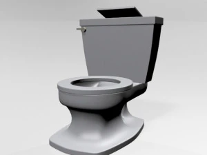 training toilet 01 3D Model