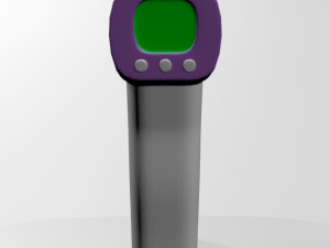 Infrared forehead thermometer 01 3D 모델