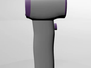 Infrared forehead thermometer 01 3D Model