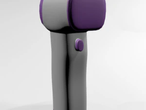 Infrared forehead thermometer 01 3D Model