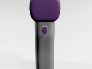 Infrared forehead thermometer 01 3D Model
