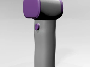 Infrared forehead thermometer 01 3D Model